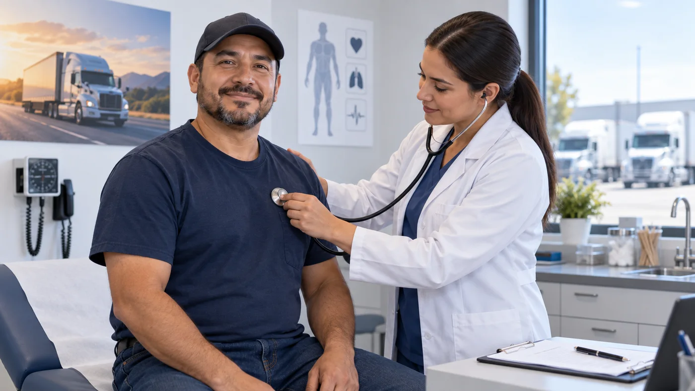 Material informativo de Licencias Federales SAY con servicios y examen médico